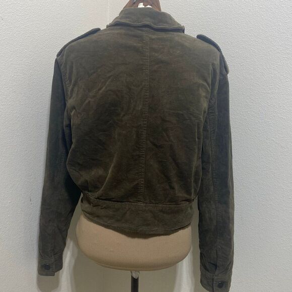 Free People Everlyn Jacket In Moss (Army Green / Olive) Size Medium - Picture 7 of 11